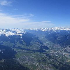 Flugwegposition um 13:07:30: Aufgenommen in der Nähe von Gemeinde Mutters, Österreich in 2948 Meter